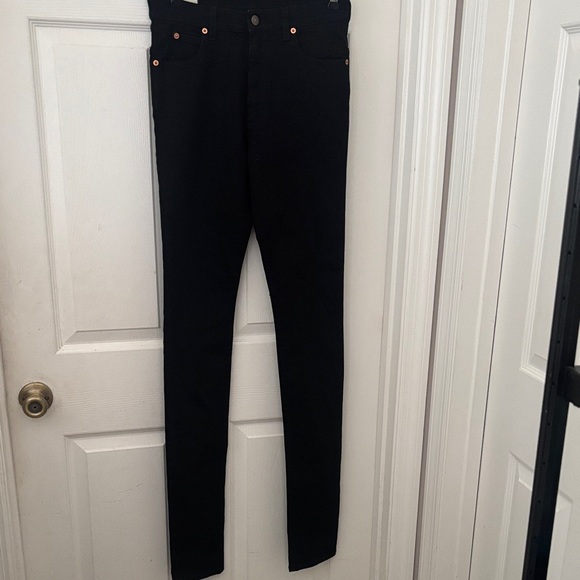 Gucci Other - Gucci Black Jeans with Gold Logo